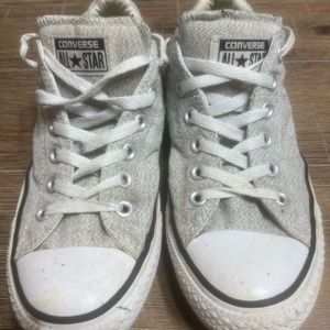 Converse Shoes Women 9 Grey All Star Chuck Taylor Madison Low Sneakers